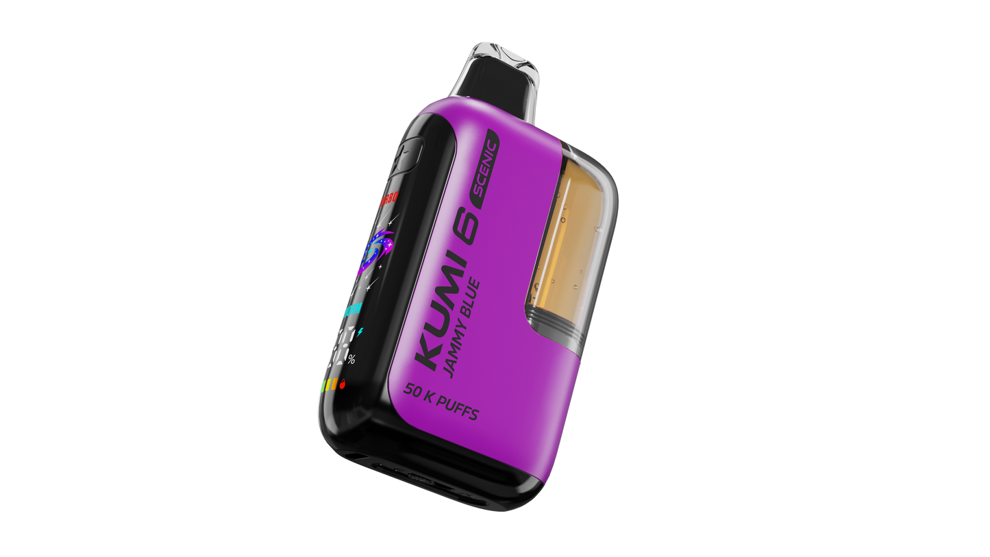 KUMI Six Scenic Vape (NC, AR, TX, KY, MS, AL, TN, VA Compliant) Arkansas